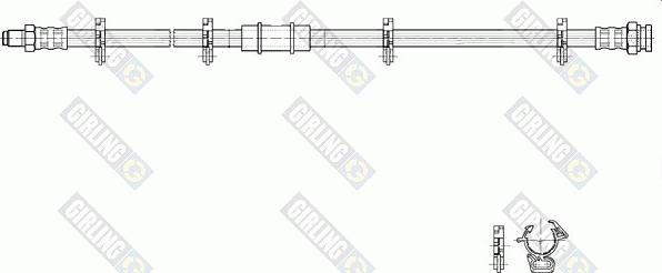 Girling 9002192 - Flexible de frein cwaw.fr