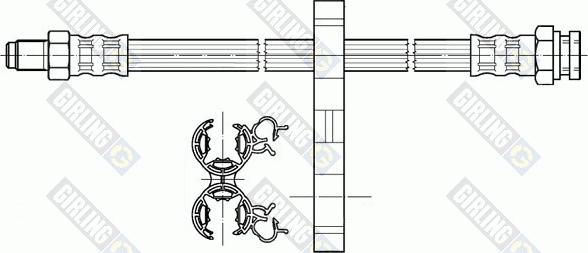 Girling 9002306 - Flexible de frein cwaw.fr