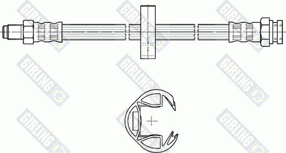 Girling 9002302 - Flexible de frein cwaw.fr