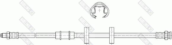 Girling 9002327 - Flexible de frein cwaw.fr