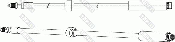 Girling 9002241 - Flexible de frein cwaw.fr