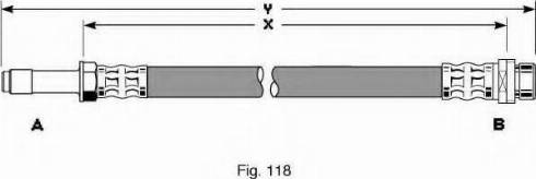 Girling 9002260 - Flexible de frein cwaw.fr