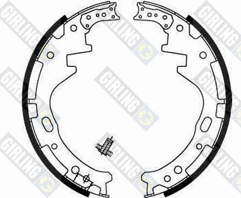 Girling 5185139 - Jeu de mâchoires de frein cwaw.fr