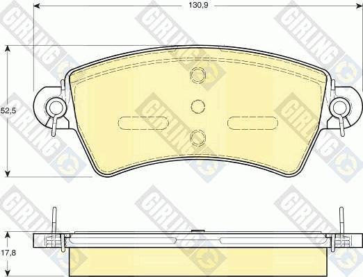 Girling 6410984 - Kit de freins, frein à disques cwaw.fr