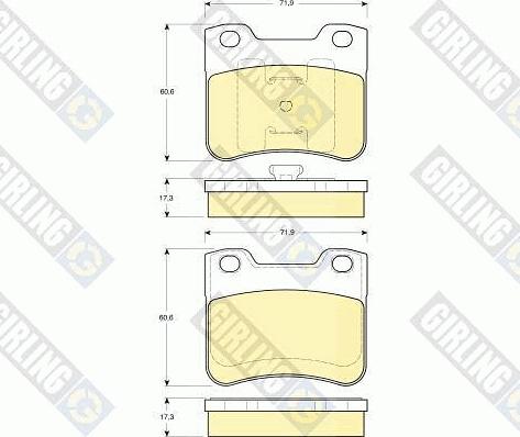 Girling 6410502 - Kit de freins, frein à disques cwaw.fr