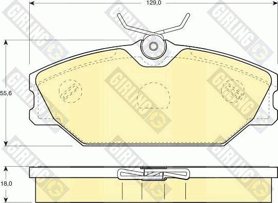 Girling 6410851 - Kit de freins, frein à disques cwaw.fr