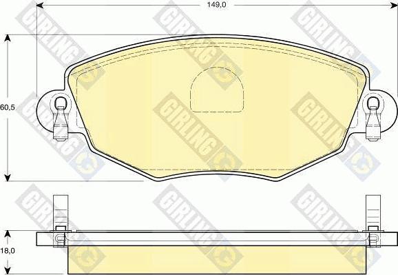 Girling 6411604 - Kit de freins, frein à disques cwaw.fr