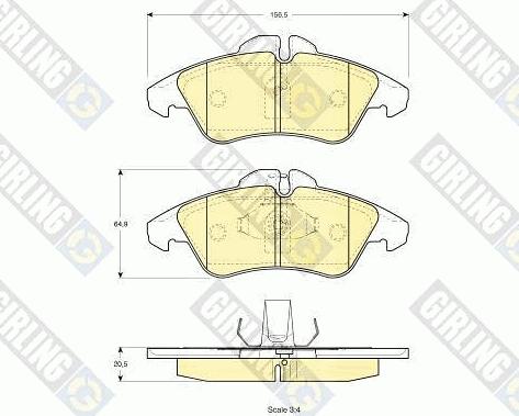 Girling 6411682 - Kit de freins, frein à disques cwaw.fr