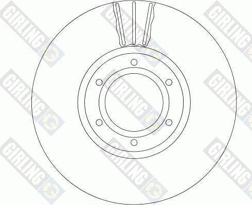 Girling 6041111 - Disque de frein cwaw.fr