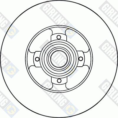 Girling 6061286 - Disque de frein cwaw.fr