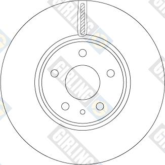 Girling 6068111 - Disque de frein cwaw.fr