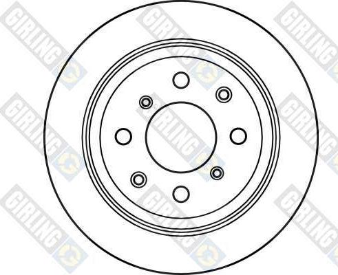 Girling 6026464 - Disque de frein cwaw.fr