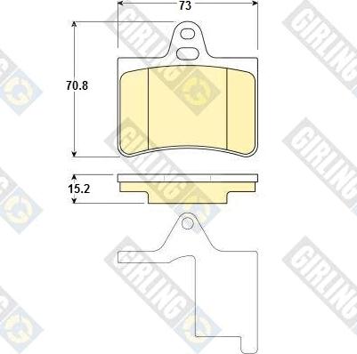 Girling 6114509 - Kit de plaquettes de frein, frein à disque cwaw.fr