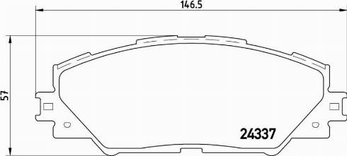 Girling 6134249 - Kit de plaquettes de frein, frein à disque cwaw.fr