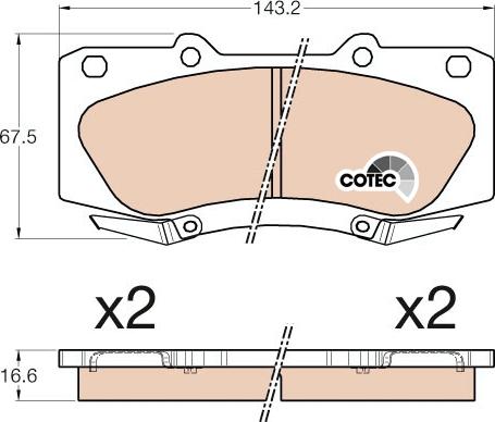 Girling 6135349-1 - Kit de plaquettes de frein, frein à disque cwaw.fr