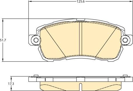 Girling 6121761 - Kit de plaquettes de frein, frein à disque cwaw.fr