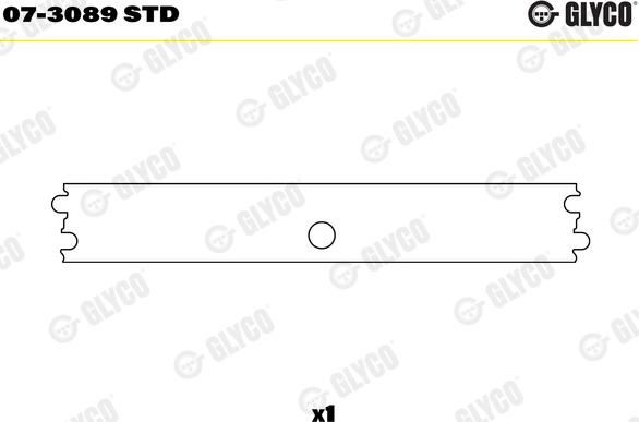 Glyco 07-3089 STD - Douille, culbuteur cwaw.fr