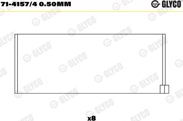 Glyco 71-4157/40.50MM - Coussinet de bielle cwaw.fr