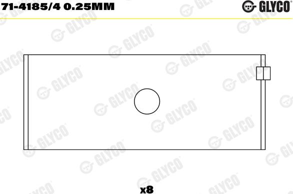 Glyco 71-4185/40.25MM - Coussinet de bielle cwaw.fr