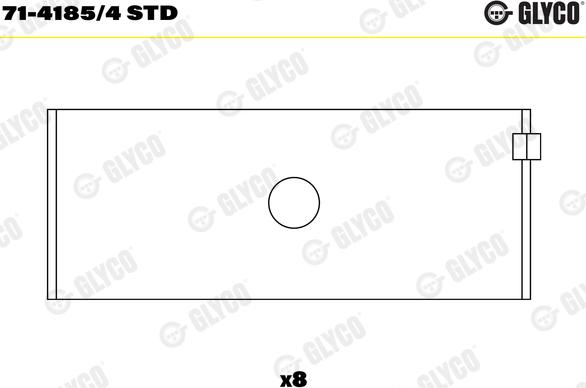 Glyco 71-4185/4STD - Coussinet de bielle cwaw.fr