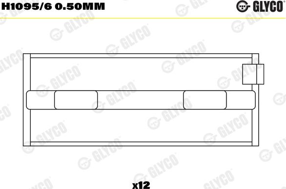 Glyco H1095/60.50MM - Coussinet de vilebrequin cwaw.fr