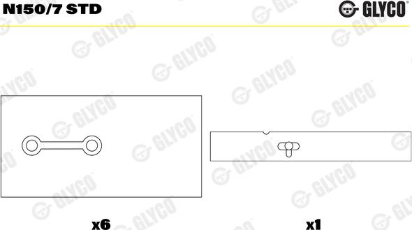 Glyco N150/7 STD - Support d'arbre à came cwaw.fr