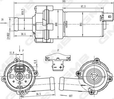 GMB GEW-FI001 - Pompe à eau additionnelle cwaw.fr