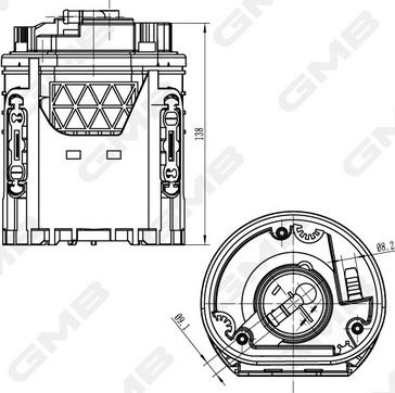 GMB GFPS-032A - Module d'alimentation en carburant cwaw.fr