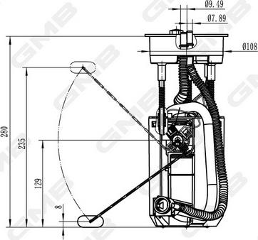 GMB GFPS-021A - Module d'alimentation en carburant cwaw.fr