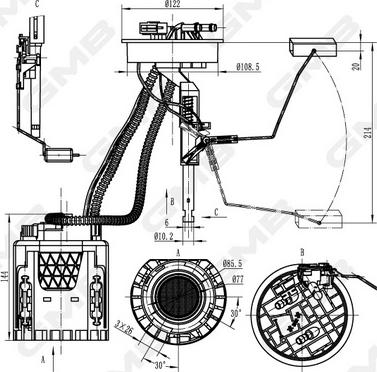 GMB GFPS-022A - Module d'alimentation en carburant cwaw.fr