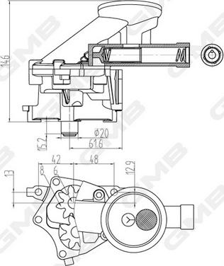 GMB GOAS-51A - Pompe à huile cwaw.fr