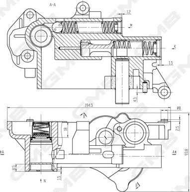 GMB GOAS-78A - Pompe à huile cwaw.fr