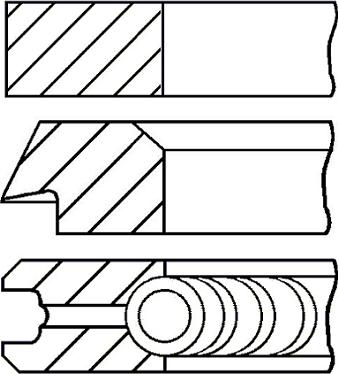 Goetze Engine 08-436200-00 - Jeu de segments de pistons cwaw.fr