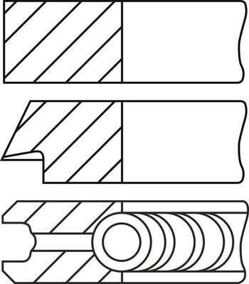 Goetze Engine 08-432200-10 - Jeu de segments de pistons cwaw.fr