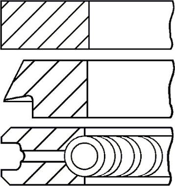 Goetze Engine 08-432200-00 - Jeu de segments de pistons cwaw.fr