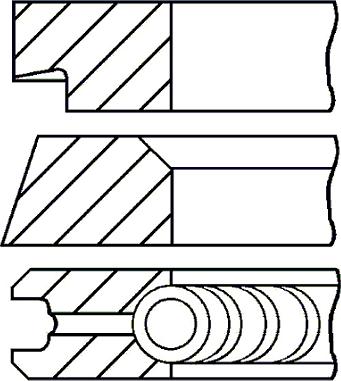 Goetze Engine 08-145400-00 - Jeu de segments de pistons cwaw.fr