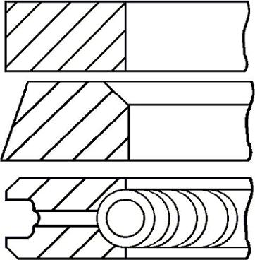 Goetze Engine 08-214500-10 - Jeu de segments de pistons cwaw.fr