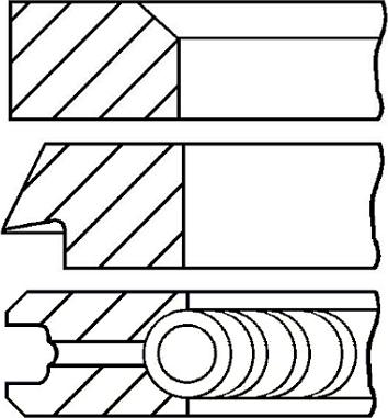 Goetze Engine 08-142400-00 - Jeu de segments de pistons cwaw.fr