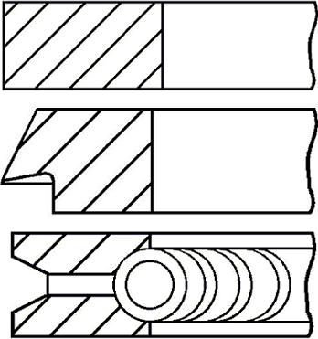 Goetze 0681580000 - Jeu de segments de pistons cwaw.fr