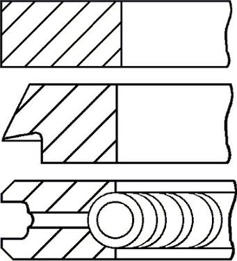 Goetze Engine 08-783300-00 - Jeu de segments de pistons cwaw.fr