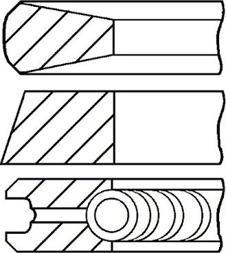 Goetze Engine 08-245200-00 - Jeu de segments de pistons cwaw.fr