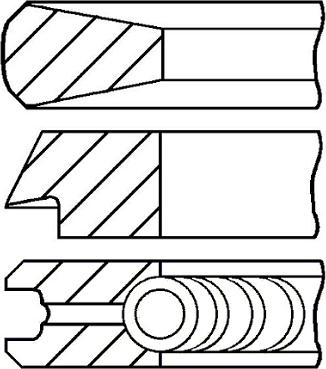 Goetze Engine 08-433600-00 - Jeu de segments de pistons cwaw.fr