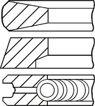 Goetze Engine 08-520200-00 - Jeu de segments de pistons cwaw.fr