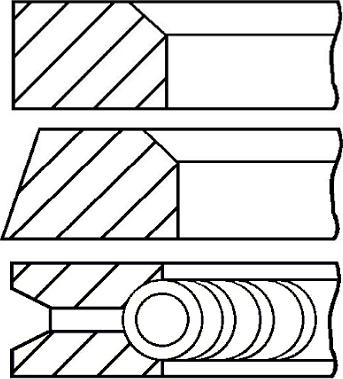 Goetze Engine 08-110200-00 - Jeu de segments de pistons cwaw.fr