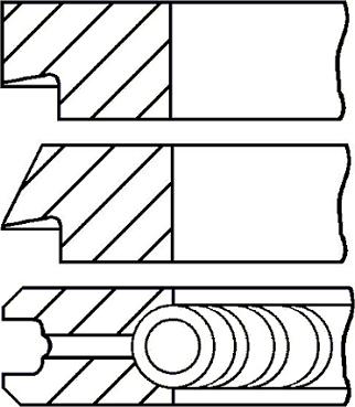 Goetze Engine 08-124700-00 - Jeu de segments de pistons cwaw.fr