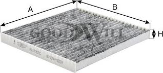 GoodWill AG 177/2 CFC - Filtre, air de l'habitacle cwaw.fr
