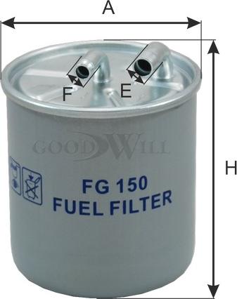 GoodWill FG 150 - Filtre à carburant cwaw.fr