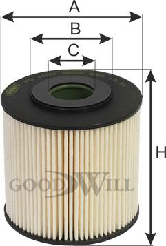 GoodWill FG 1084 - Filtre à carburant cwaw.fr