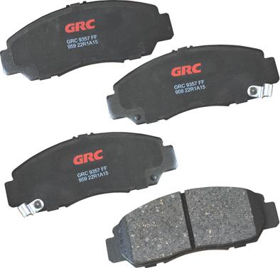 GRC GCD959 - Kit de plaquettes de frein, frein à disque cwaw.fr