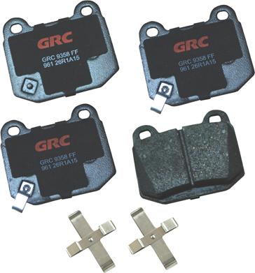 GRC GCD961 - Kit de plaquettes de frein, frein à disque cwaw.fr